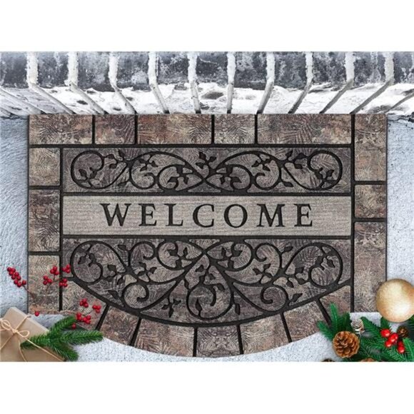 Thick Welcome Mats Outdoor, 24 * 36" Large Front Door Mat Outdoor Entrance - Picture 2 of 7